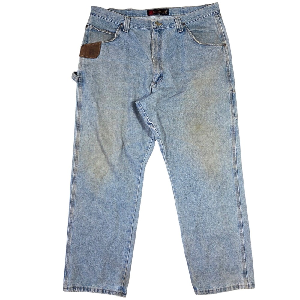 Wrangler Riggs Workwear DuraShield Carpenter Jeans‎ Light Wash 40x32 3W020VI